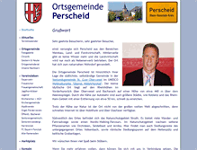 Tablet Screenshot of perscheid.hhost.de